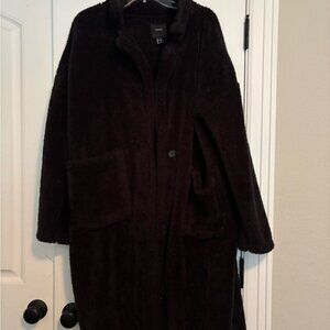 Forever 21 Black Teddy Jacket